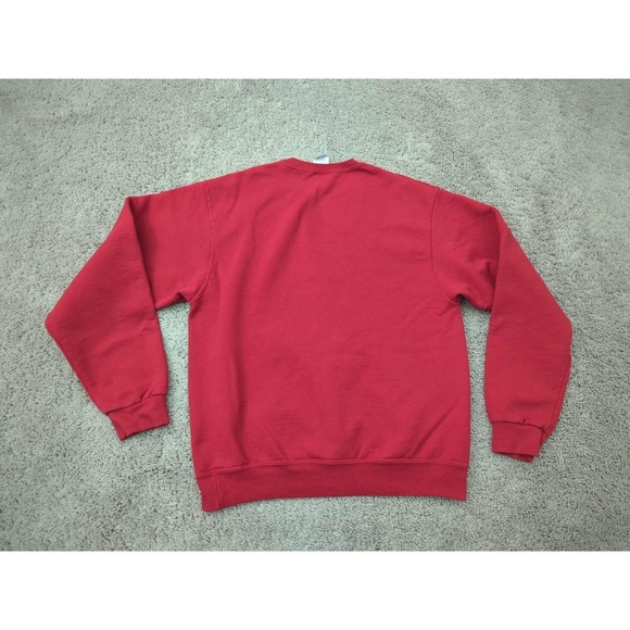 My HEB Here Everything's Better Pullover Mens M Jerzees NuBlend Employee Red - Picture 6 of 7